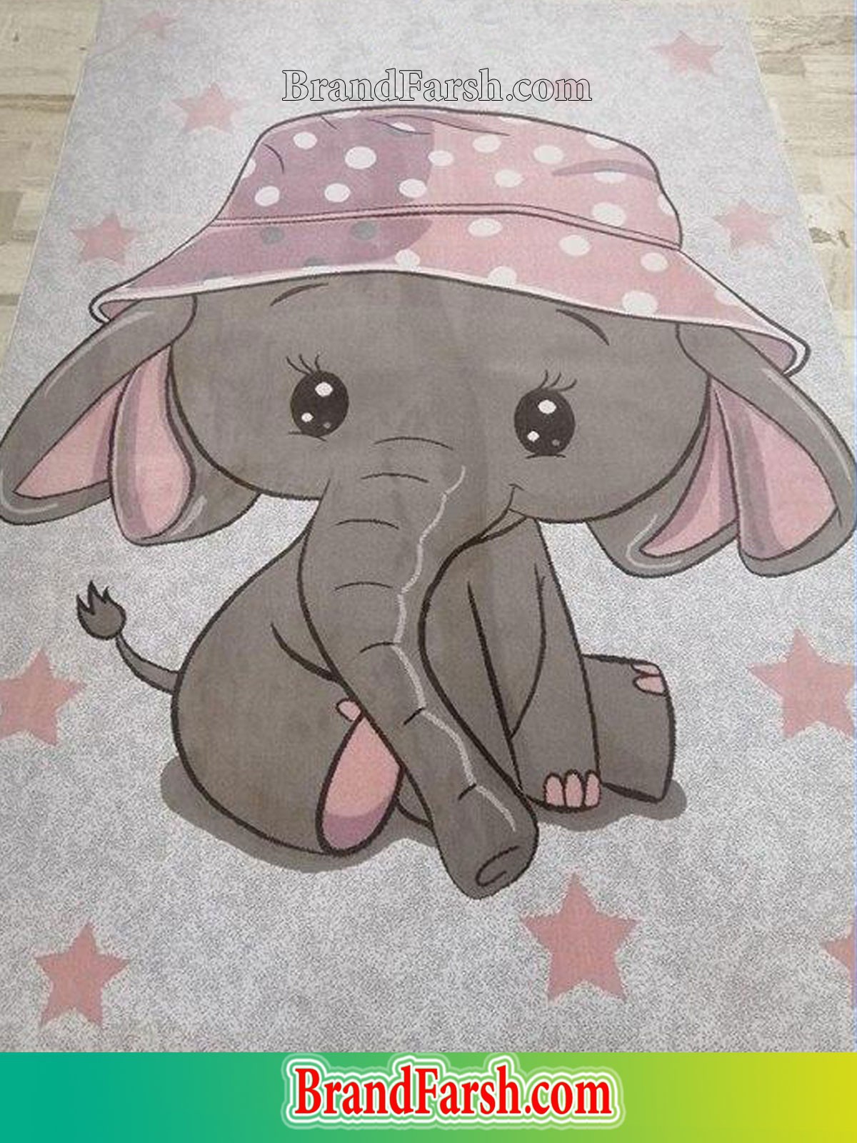 فرش عروسکی طرح فیل فرش کودک